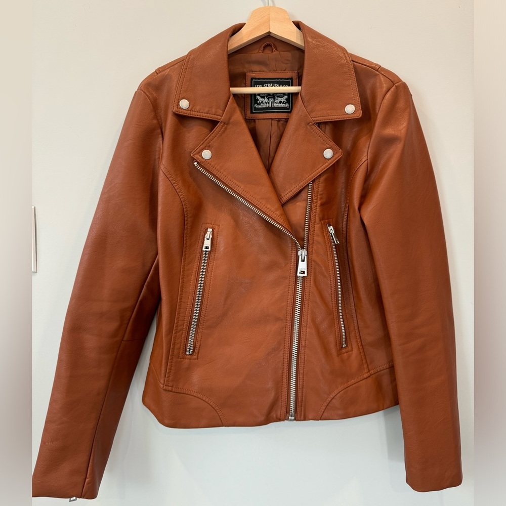 Levi faux leather jacket